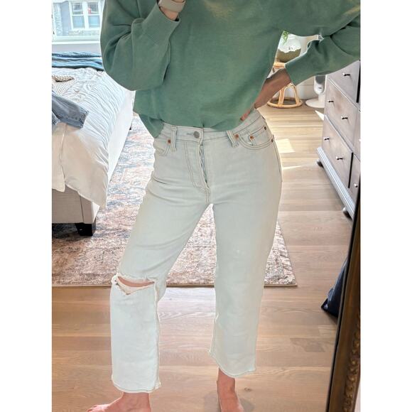 Levi’s Ribcage Straight Ankle Jeans Size 26 - Picture 8 of 8